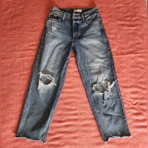 Maurices- Goldie Blues Distressed Boyfriend Jeans